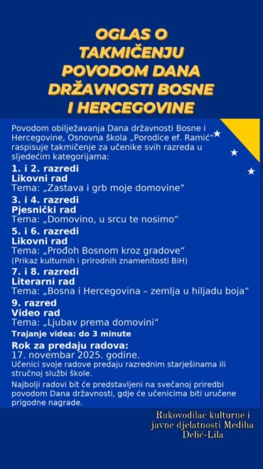 Takmičenje povodom Dana državnosti BiH