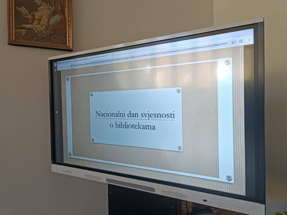 27.10.-Nacionalni dan svjesnosti o bibliotekama
