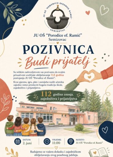 Pozivnica za dan škole