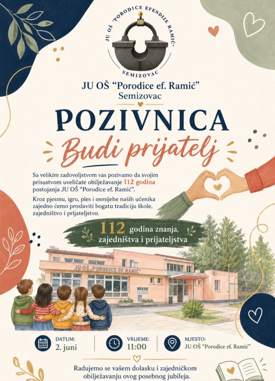 Pozivnica za dan škole