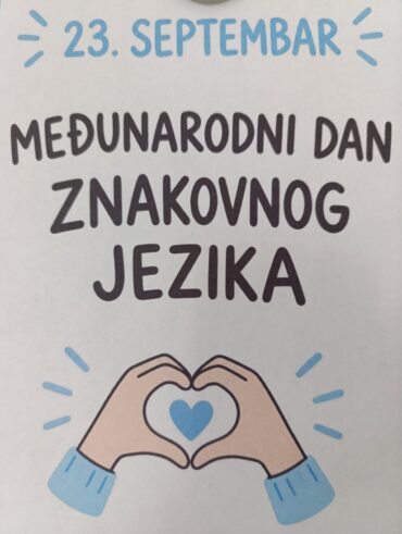Međunarodni dan znakovnog jezika-23.9.