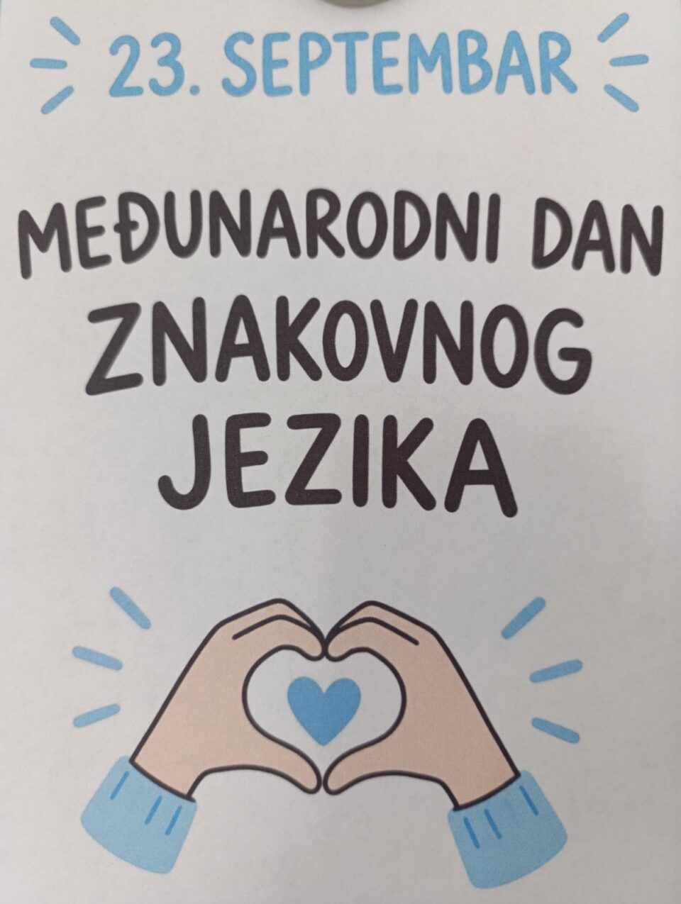 Međunarodni dan znakovnog jezika-23.9.